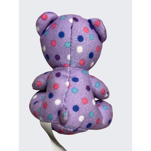 Build a Bear McDonalds Happy Meal Purple Polka Dot Bear #4 2015 - Picture 5 of 10